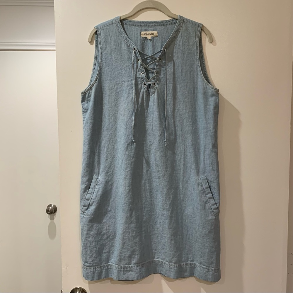 Madewell Chambray Shift Dress
